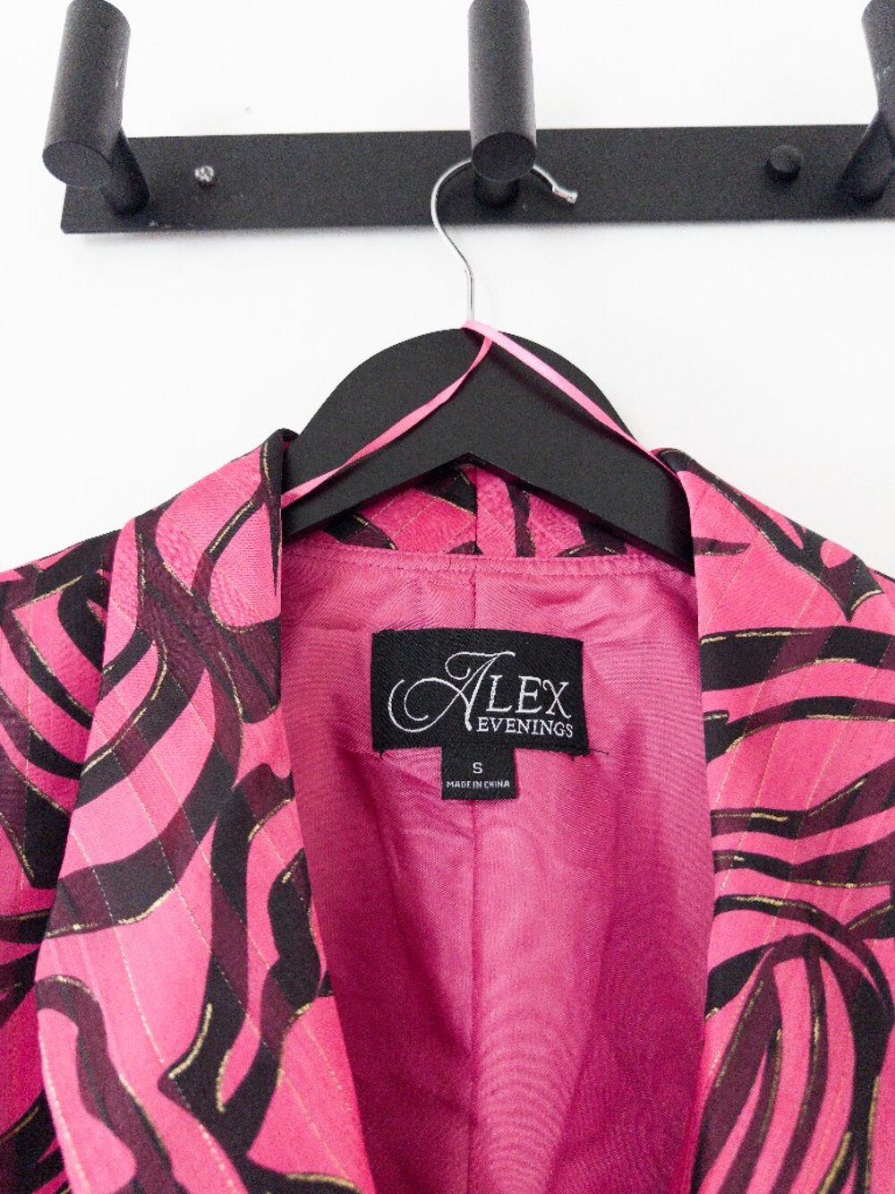 Alex Evenings Women's Printed Side-Tie Blouse Size S L - Picture 5 of 10